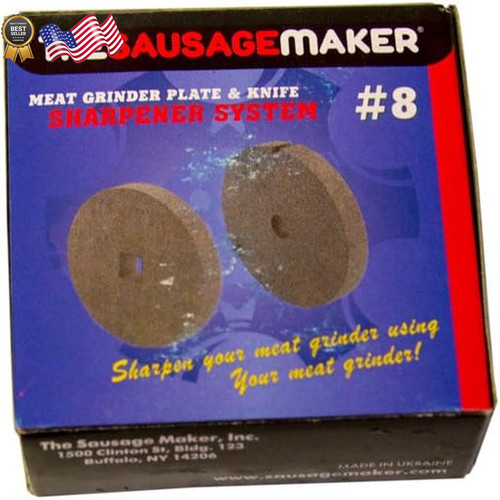 Meat grinder knife and plate - and,